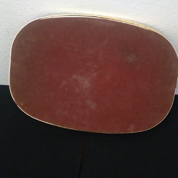 Vanity Tray Vintage Filagree Metal Mirrored - Picture 7 of 7